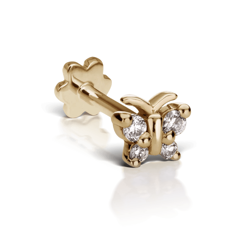 MARIA TASH Diamond Butterfly - Øreringe - XBYD-YG-W4-001