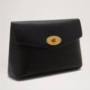 Mulberry Darley Cosmetic Pouch Black Classic Grain