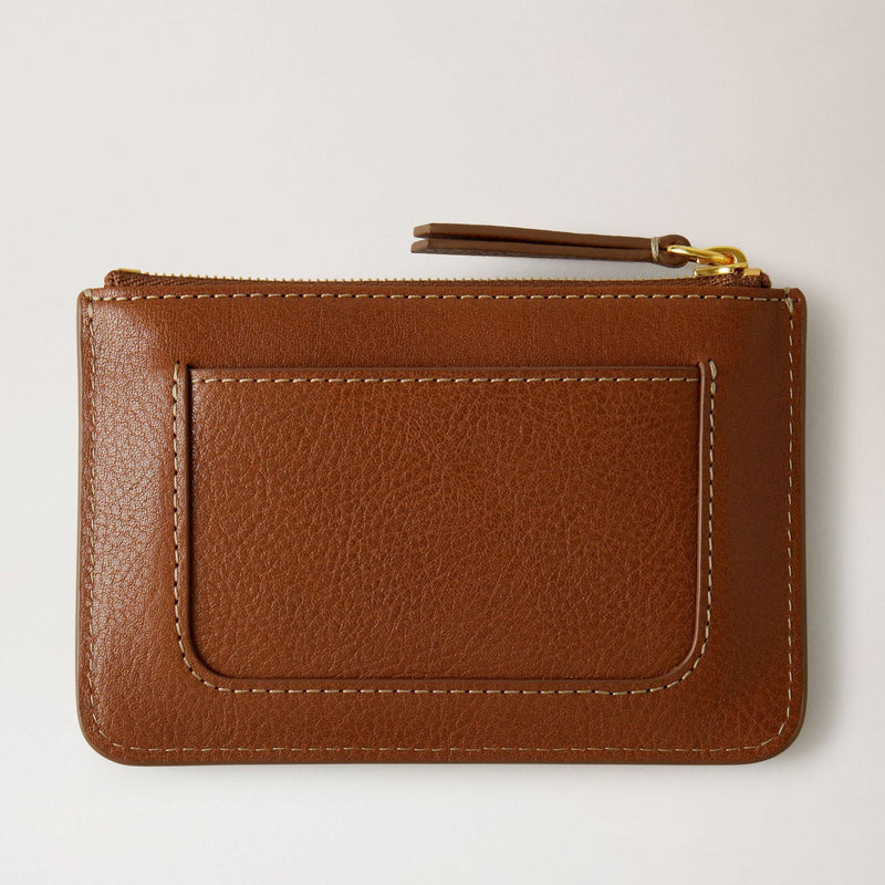 Mulberry Pung - Plaque Small Zip Pouch Oak NVT Legacy - Plaque - RL7084/275G110
