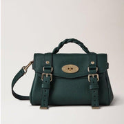 Mulberry Bag - Mini Alexa Heavy Grain Mulberry Green