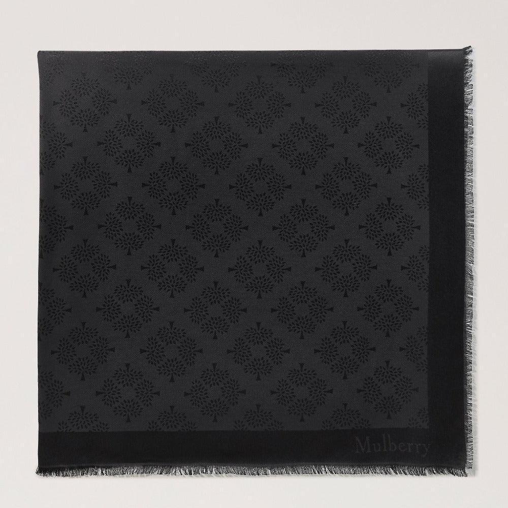 Mulberry Tree Square Silk Black - Tørklæder - VS4639/709A100