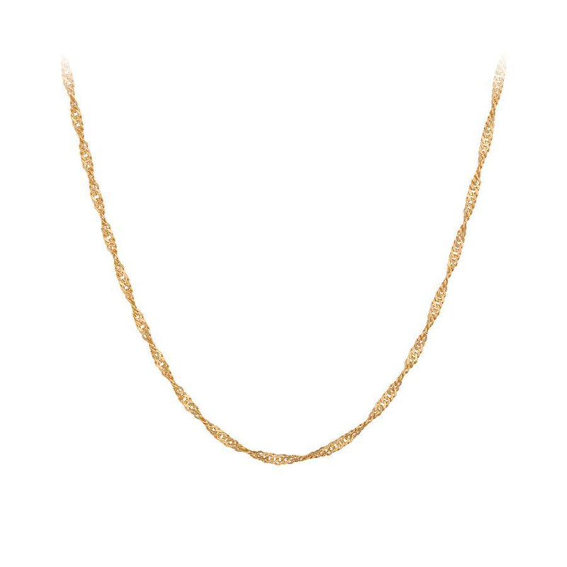 Pernille Corydon Singapore Necklace sølvforgyldt - N-695-GP-42 - Halskæde - N-695-GP-42