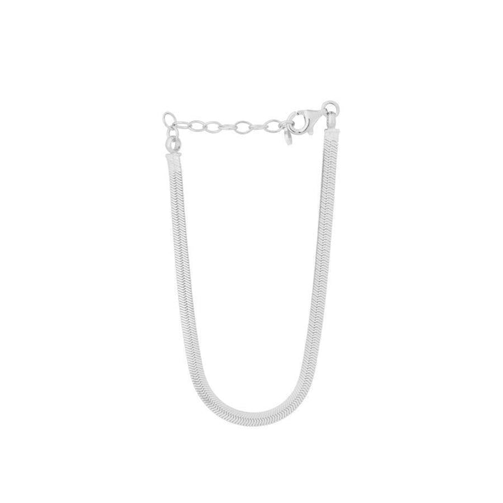 Pernille Corydon Thelma Bracelet shows a silver bracelet with classic chain and adjustable clasp. Model B-698-S