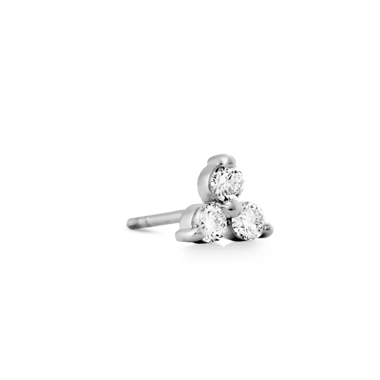 Ro Copenhagen 18kt Fryd Ørestik Diamant 0,18ct Hvidguld - Øreringe - 119284