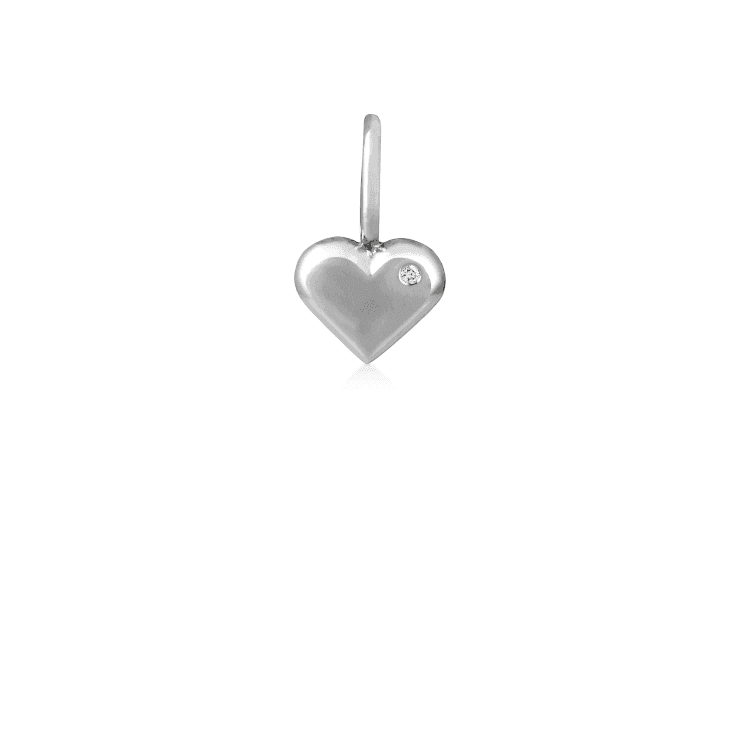 Ro Copenhagen 18kt Rock My Heart - Hjerte Vedhæng Hvidguld - Vedhæng - 110276