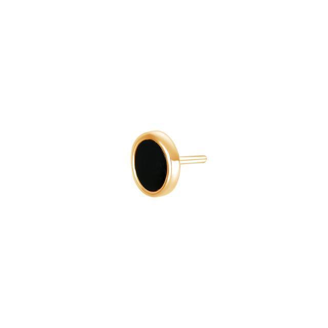 Son of Noa orestik with onyx, golden circle and black stone, shown as a simple and elegant model. Model 325182-3