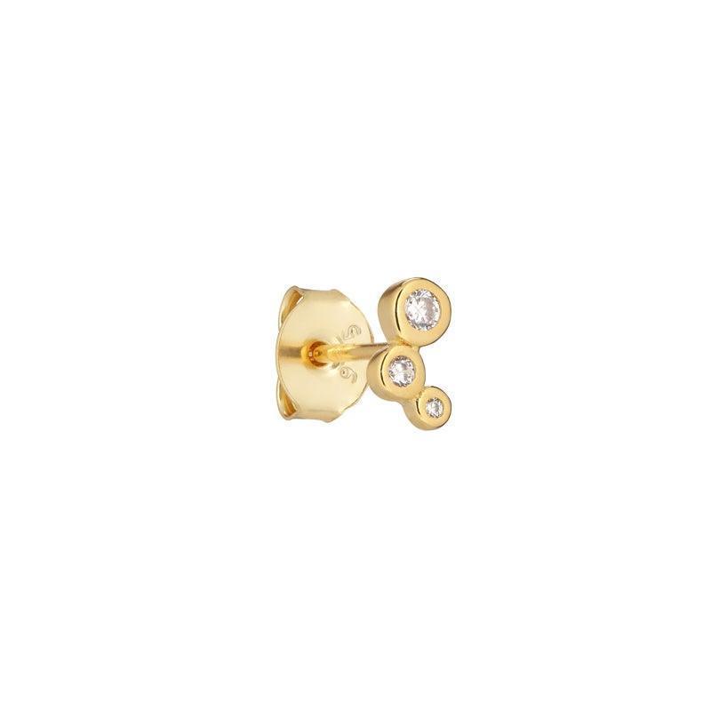 The Earring Shop Trinity Forgyldt Ørestik - SS2106 - Øreringe - SS2106